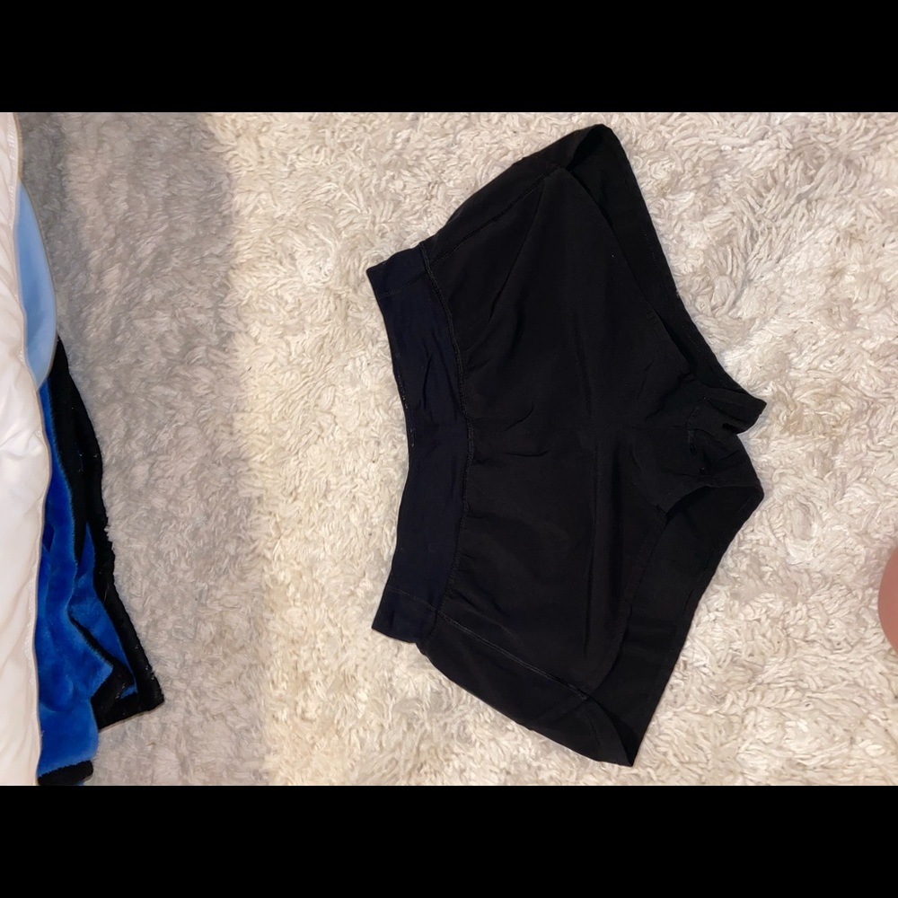 Athlete black shorts